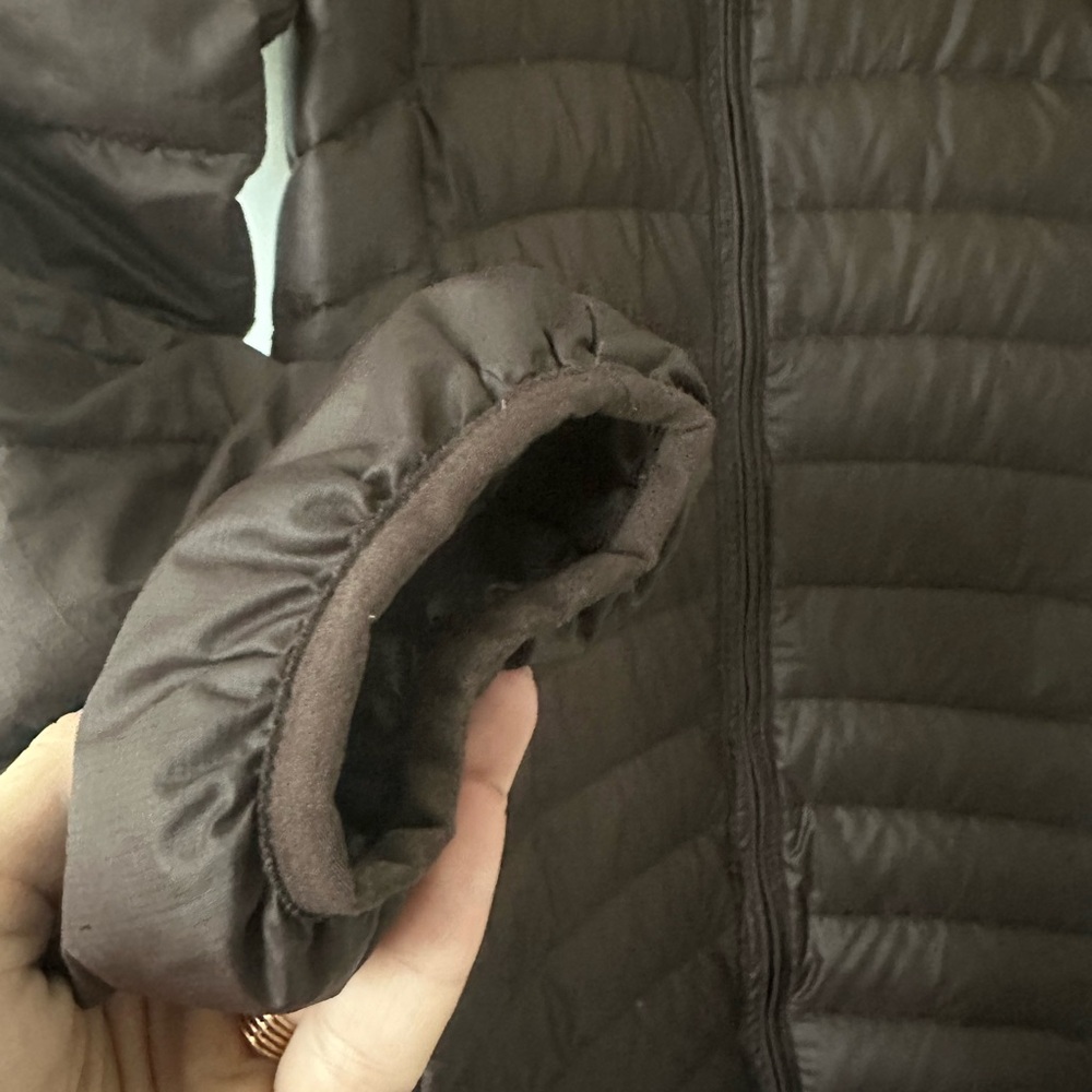 Women's Brown Quilted Jacket Patagonia - Picture 3 of 7